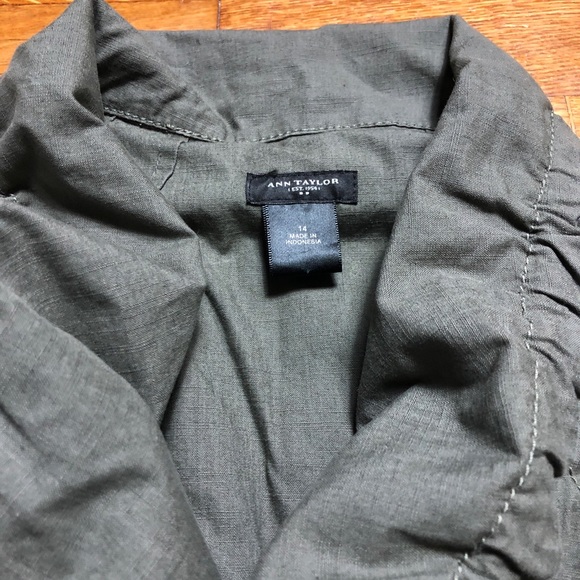 Ann Taylor Woman’s Utility Jacket 14 - Picture 3 of 6